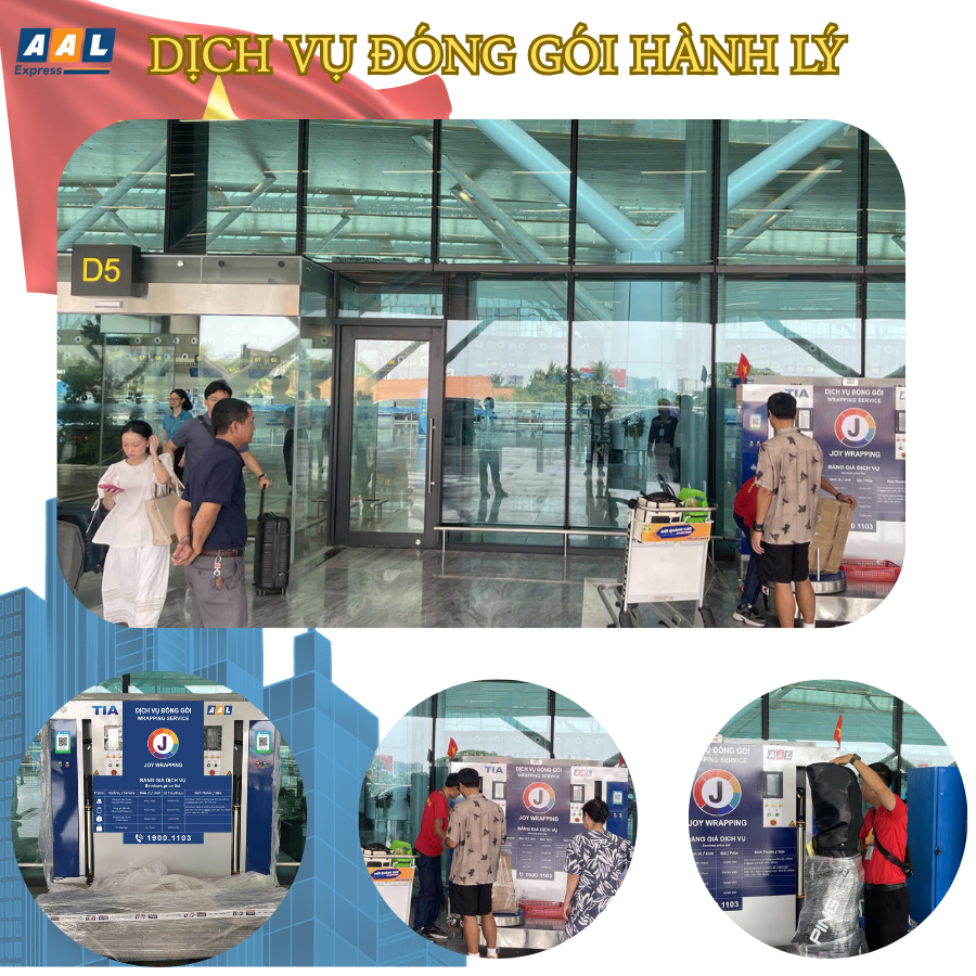 DỊCH VỤ ĐÓNG GÓI HÀNH LÝ - SÂN BAY TÂN SƠN NHẤT